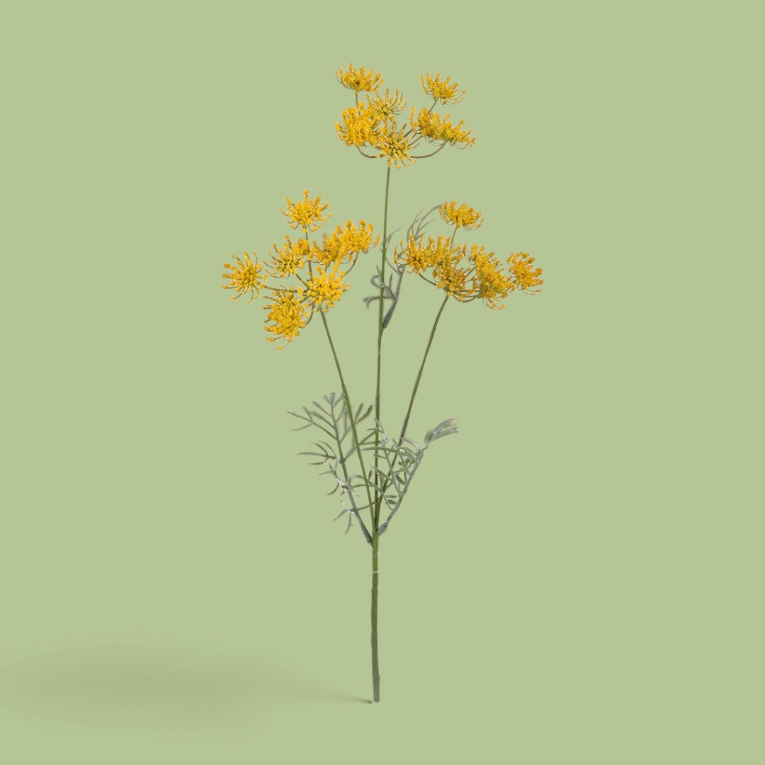 12 Pezzi • Aneto per 3 fiori •  51 cm