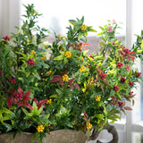 12 Pezzi • Mini Piracanta Ramo per 4 fiori • 62 cm