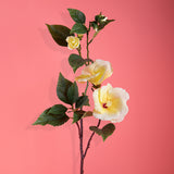 2 Pezzi • Hibicus artificiale composto da 2 fiori • 76 cm