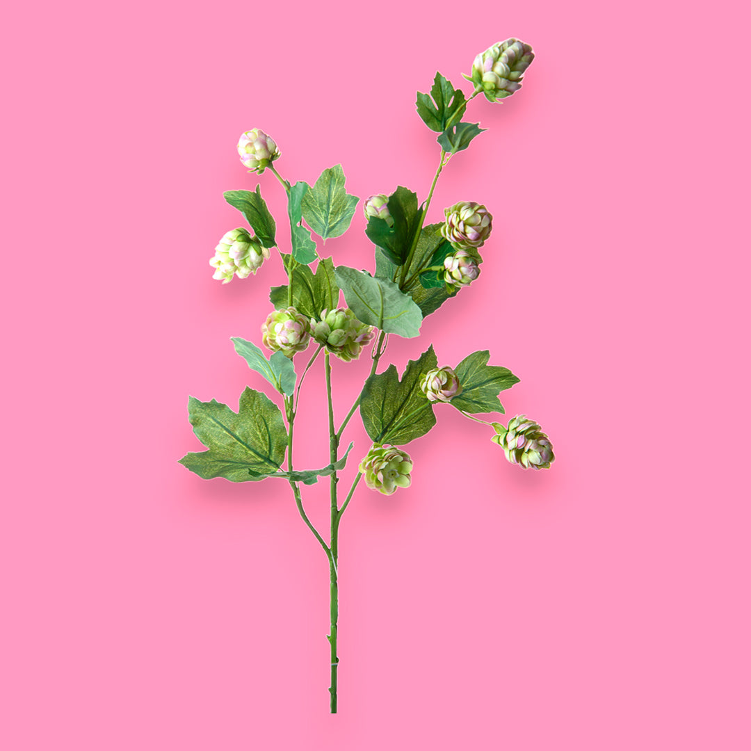 3 Pezzi • Fiore di luppolo artificiale • 77 cm