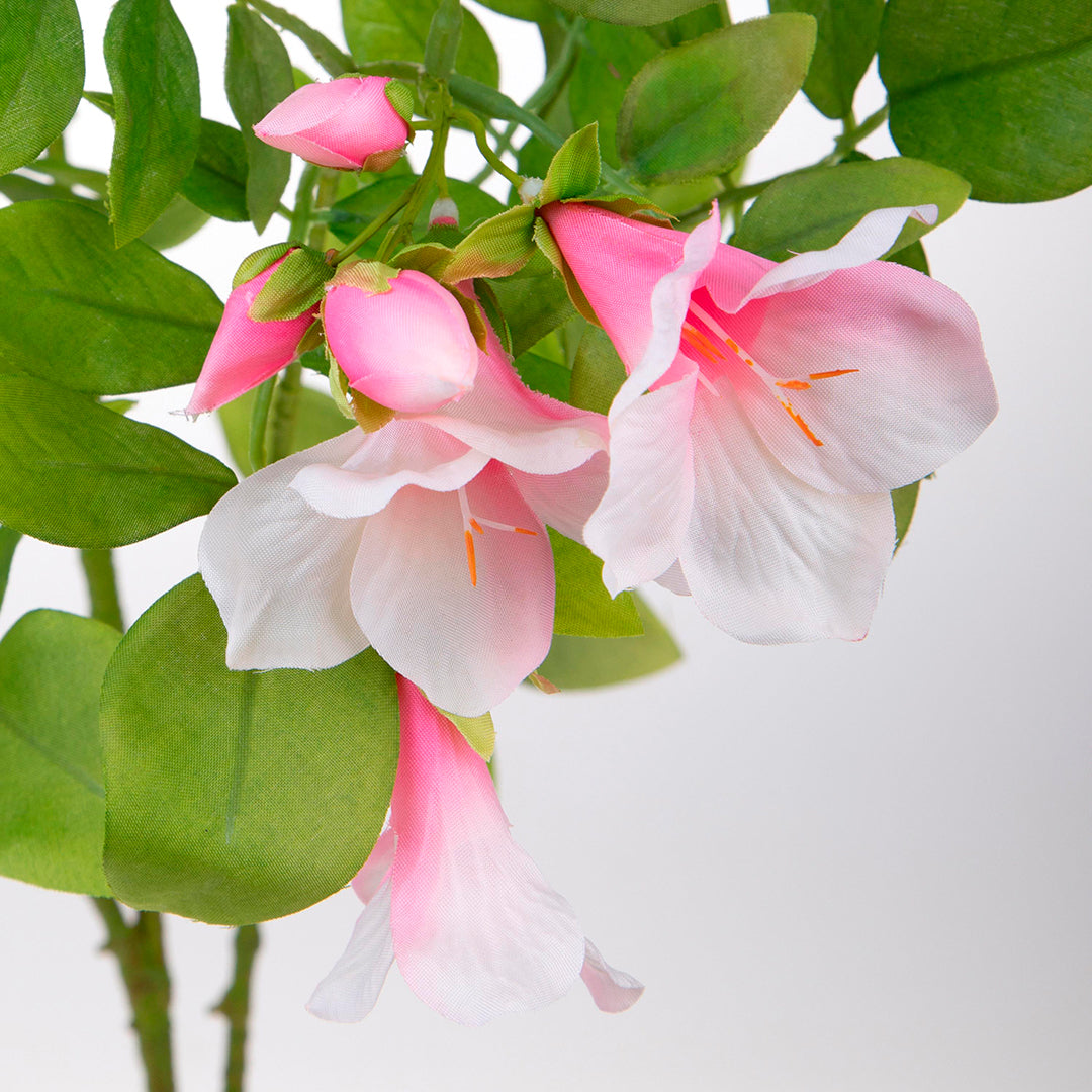 Fiore di Depladenia artificiale con fiori • 81 cm