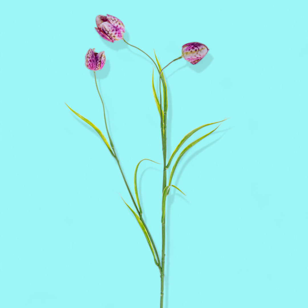 8 Pezzi • Fritellaria artificiale 3 fiori • 72 cm