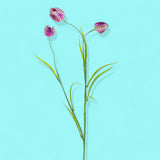 8 Pezzi • Fritellaria artificiale 3 fiori • 72 cm