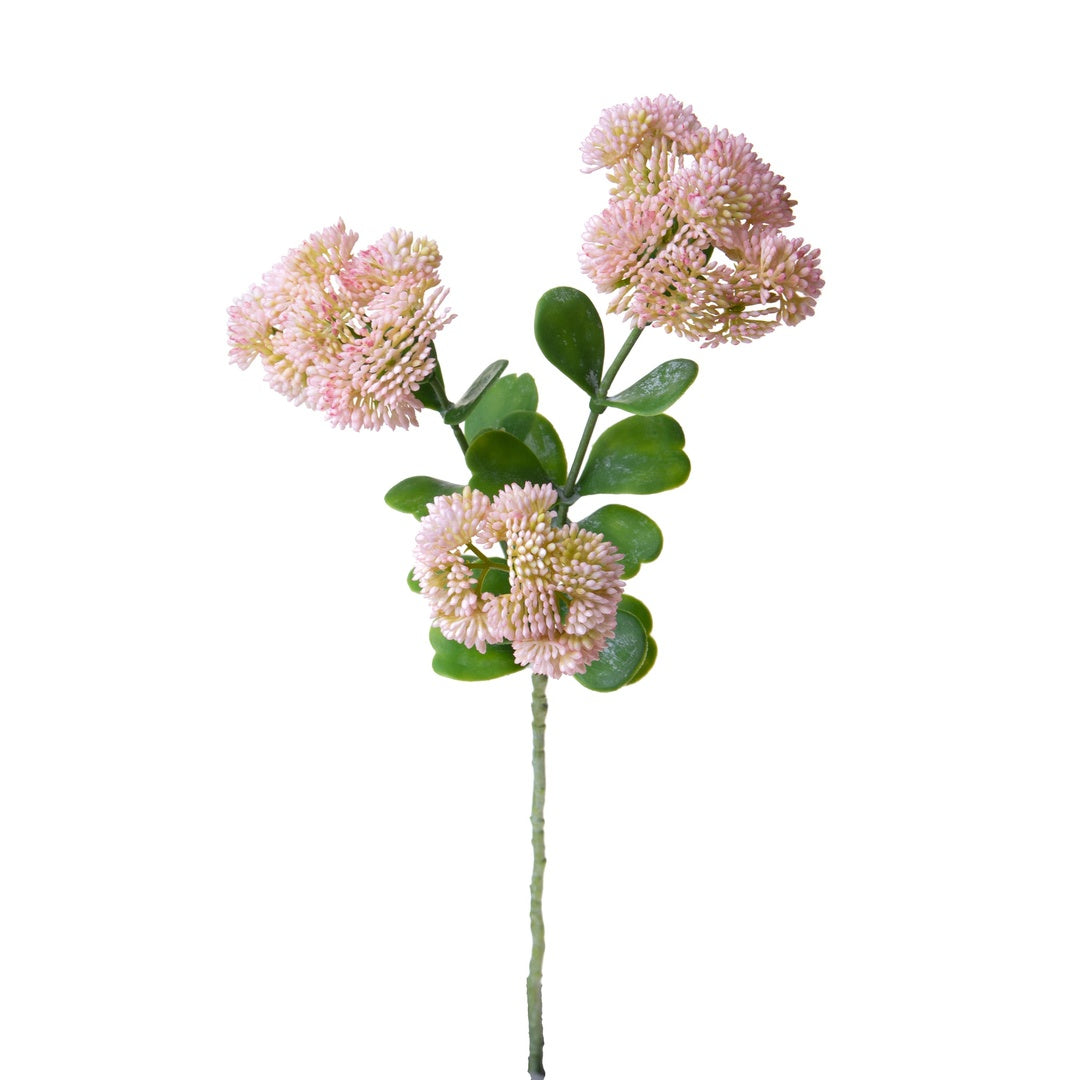 2 Pezzi • Fiore Sedum artificiale per 3 diramazioni • 550 gr