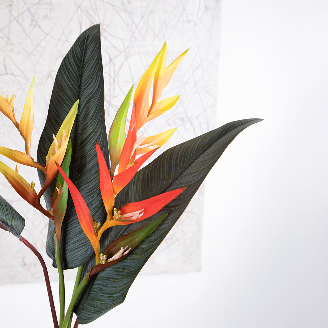 2 Pezzi • Heliconia artificiale • 82 cm