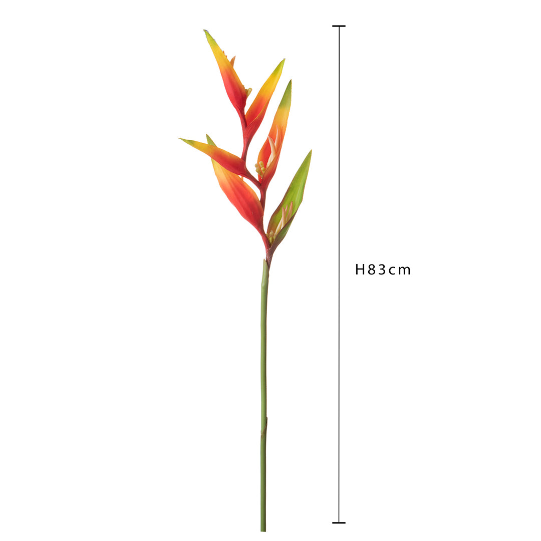 2 Pezzi • Heliconia artificiale • 82 cm