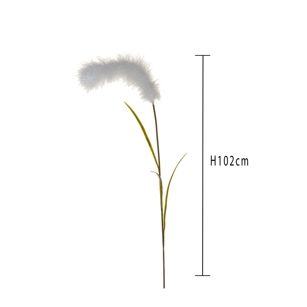4 Pezzi • Tralacio con piume artificiale • 102 cm