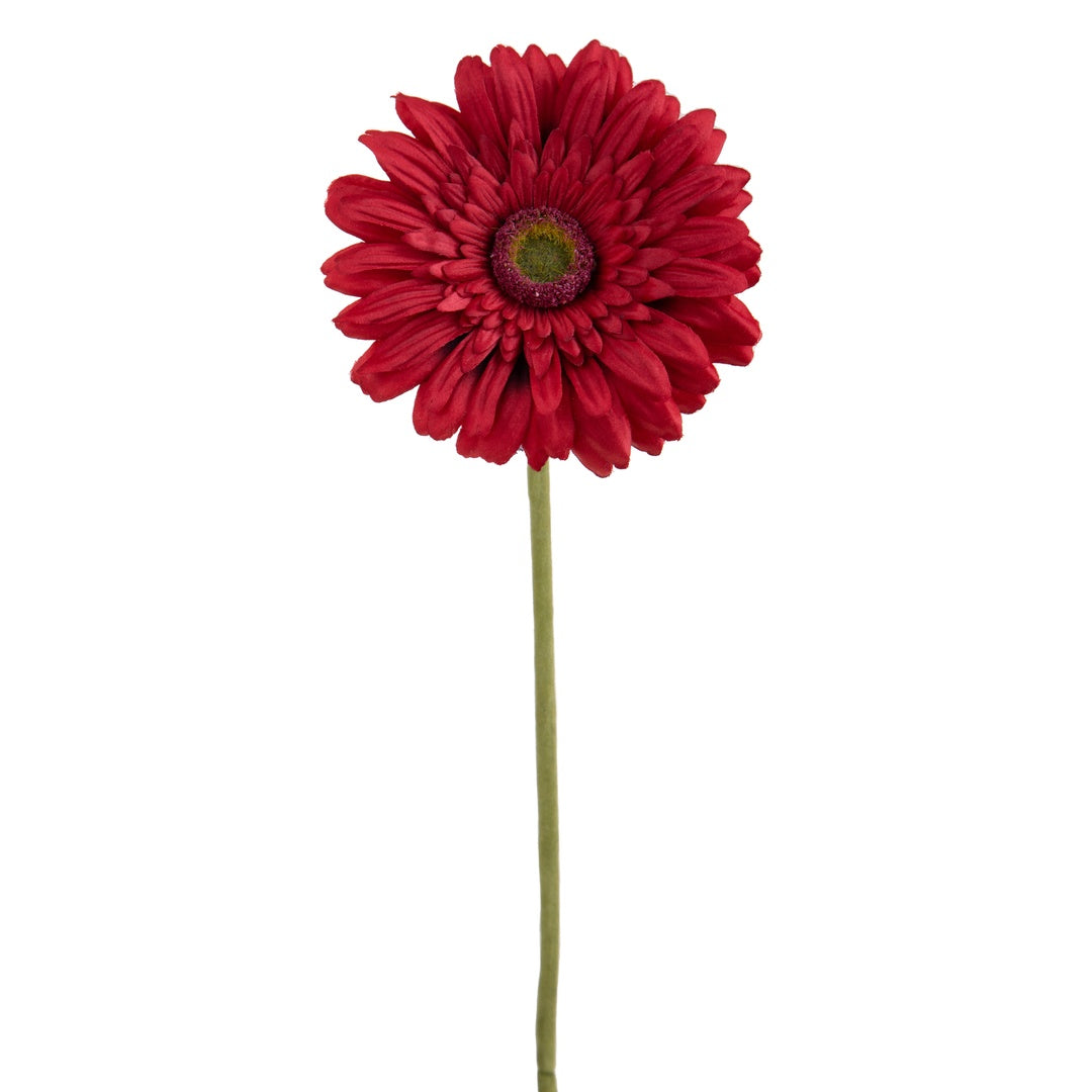 4 Pezzi • Fiore di gerbera singolo artificiale • 62 cm