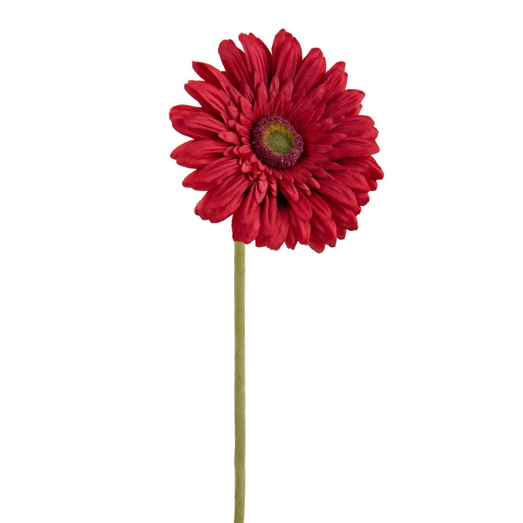 4 Pezzi • Fiore di gerbera singolo artificiale • 62 cm