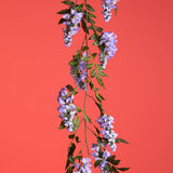 Viola artificiale Ghirlanda artificiale di glicine • 180 cm
