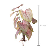 Cadente artificiale Caladium con foglie • 50 cm