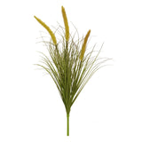 Pennisetum con fiori artificiale •  70 cm