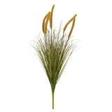 Pennisetum con fiori artificiale •  79 cm