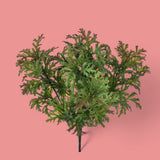 Cespuglio verde plastificato artificiale •  35 cm