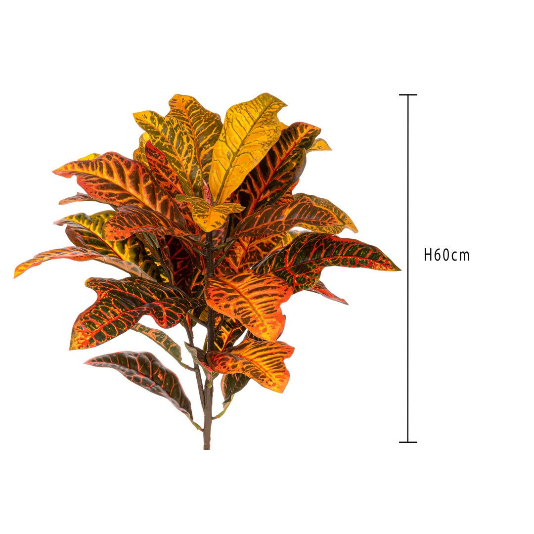 Croton pianta artificiale •  60 cm