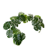 2 Pezzi • Ghirlanda artificiale Monstera Real Touch • 130 cm