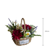 Dalie Composte In Cesto • 45 cm