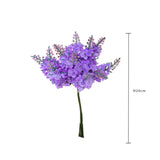 6 Pezzi • Lavanda mazzolino per 12 diramazioni artificiale • 20 cm