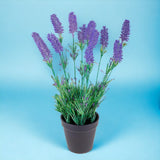 Lavanda in vaso artificiale • 38 cm