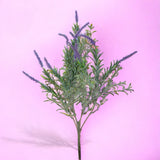 2 Pezzi • Cespuglio lavanda artificiale • 50 cm