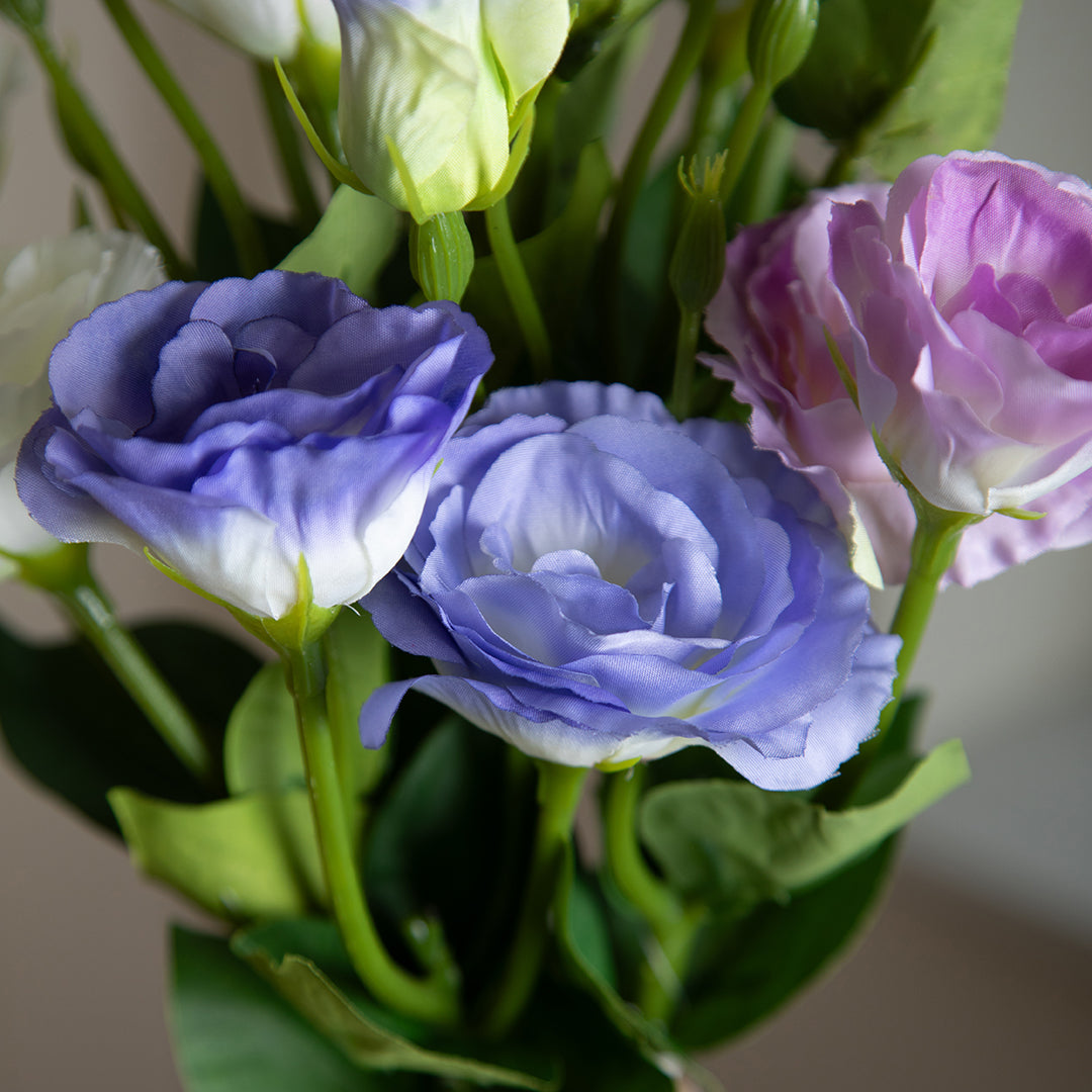 Lisianthus 2 Fiori/1 Boccio • 43 cm