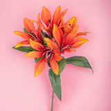 8 Pezzi • Lily peruviano artificiale • 64 cm