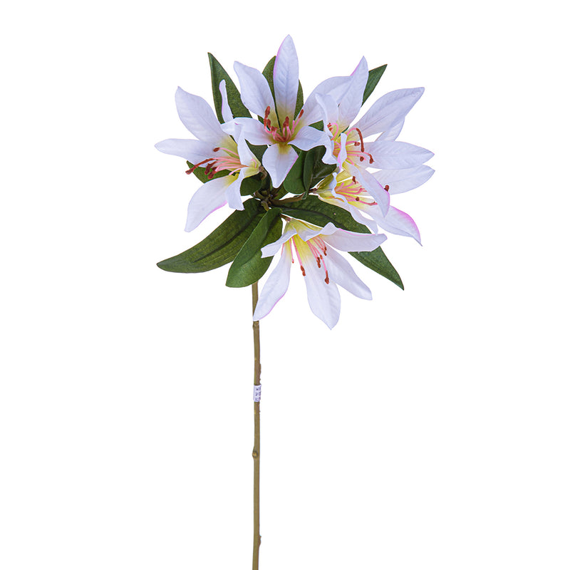 4 Pezzi • Lily peruviano artificiale • 64 cm