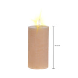 2 Pezzi •  Candela Cera con Led Fiamma  • 15 cm