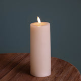 2 Pezzi • Candela con cera fiamma led • 20 cm