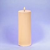 2 Pezzi • Candela con cera fiamma led • 20 cm