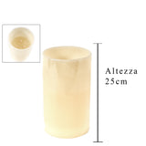 Candela Cera con 3 Led Fiamma Fissa  • 25 cm