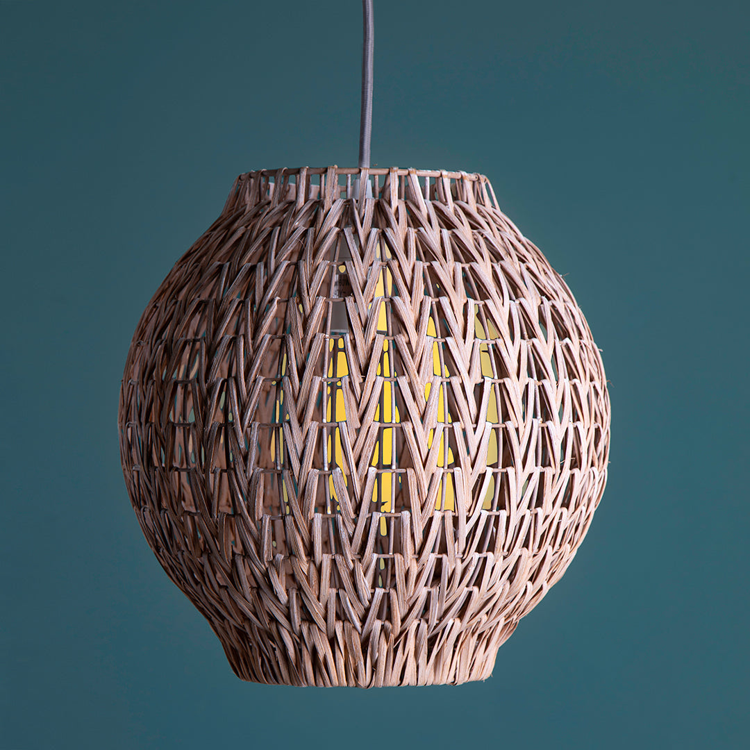 Lampadario in rattan • 30,5 cm