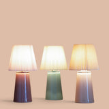 3 Pezzi • Lampada Plissé •  28,5 cm