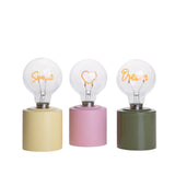 Lampada con scritta LED •  18 cm