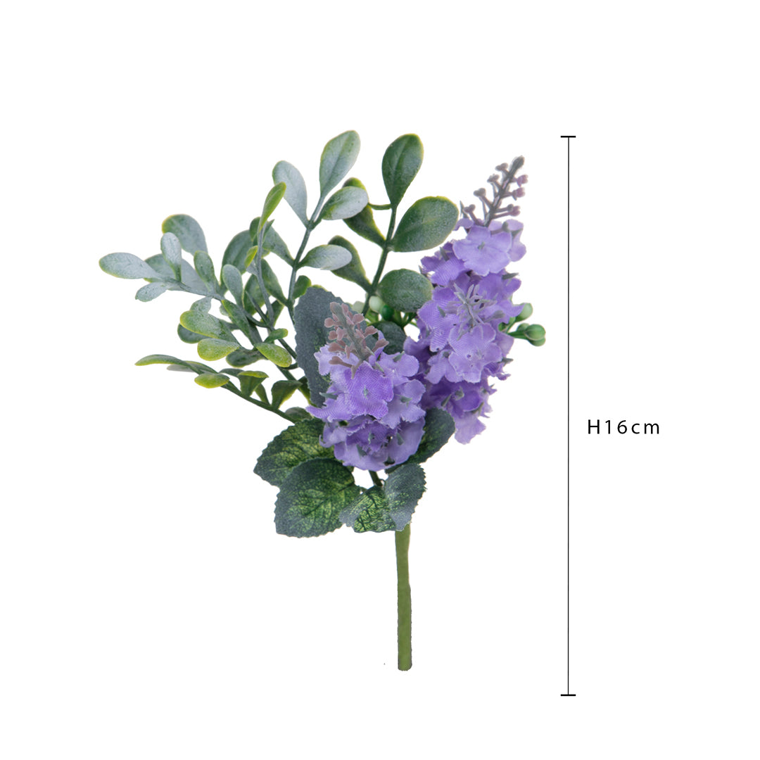 6 Pezzi • Pick con lavanda e bacche • 16 cm