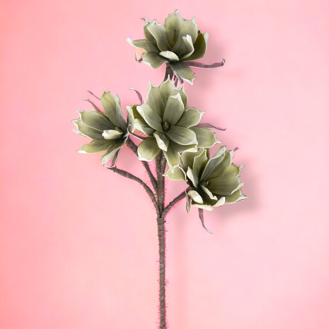 2 Pezzi • Magnolia artificiale per 4 fiori • 94 cm