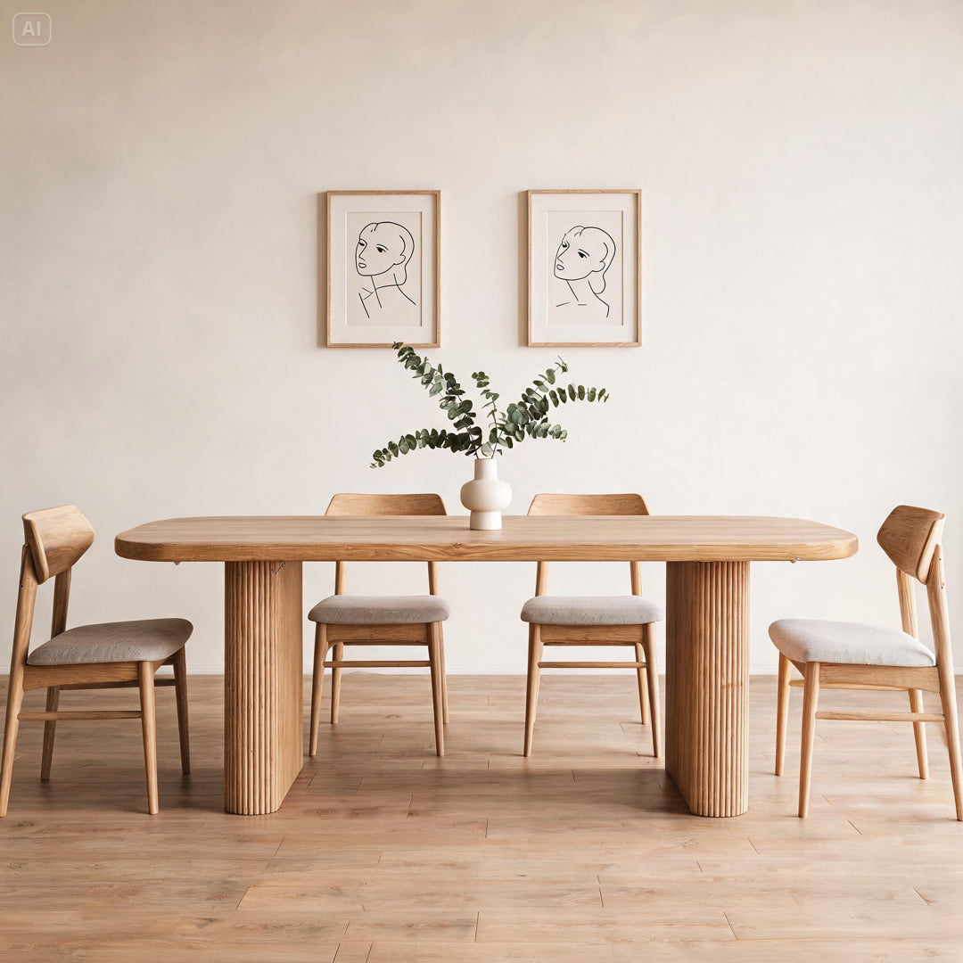 Tavolo Piano Arrotondato • 77 cm