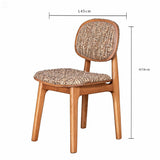 Sedia in Legno Imbottita • 78 cm