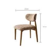 Sedia in Legno Imbottita • 77 cm