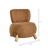 Poltrona Teddy Wood • 75 cm