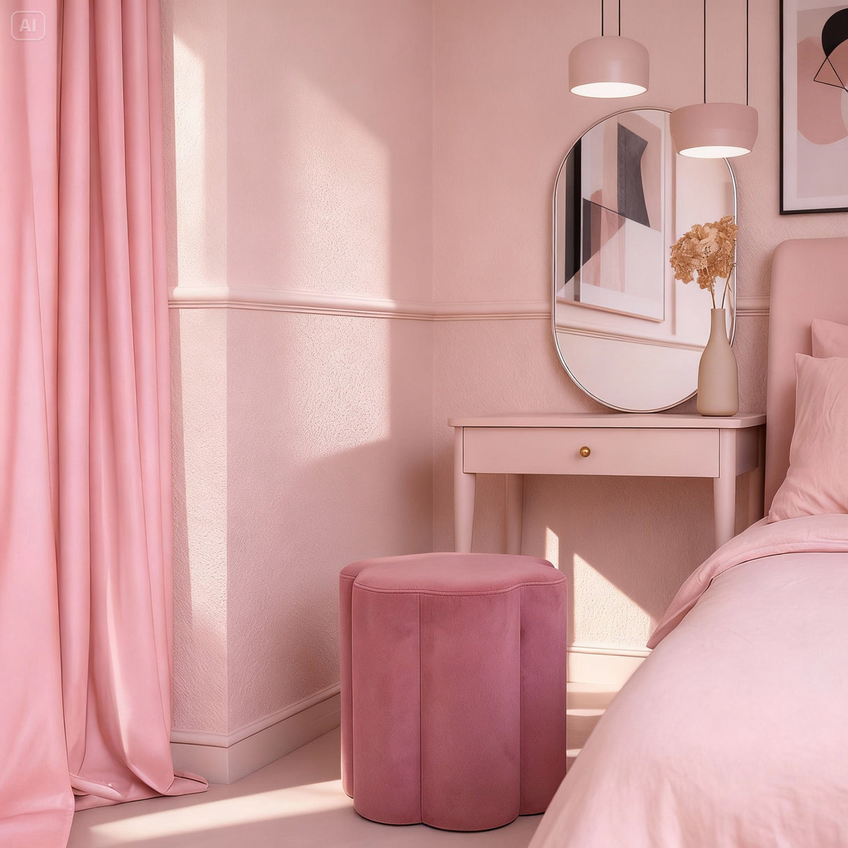 Pouf velvet • 39 cm