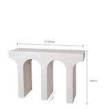 Consolle arco 120x38xh.80 cm ignifugo  • 80 cm