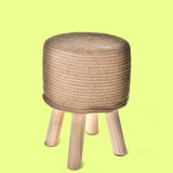 Sgabello rotondo in juta • 42 cm