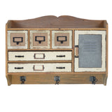 Mensola pensile con ganci • 60 cm