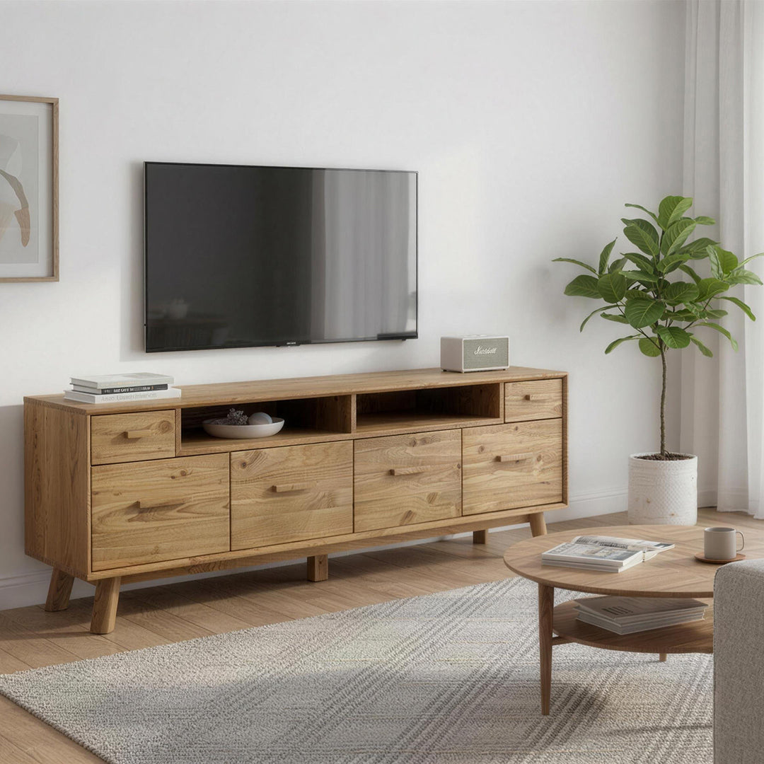 Porta TV con 4 ante •  65 cm