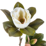 2 Pezzi • Magnolia artificiale con 2 fiori • 82 cm