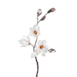 Fiore di Magnolia artificiale per 2 fiori • 106 cm