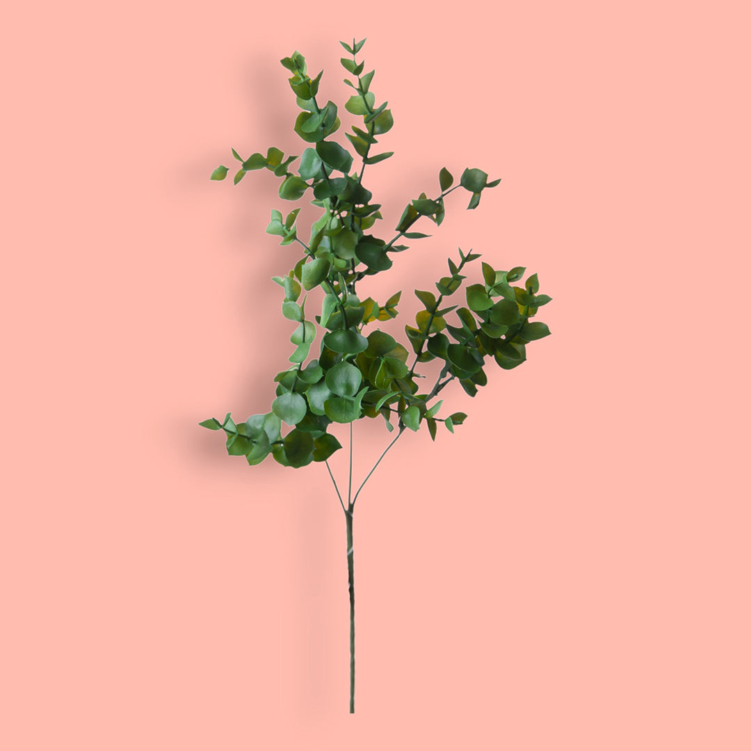 6 Pezzi • Mini eucalyptus per 3 diramazioni artificiale •  66 cm