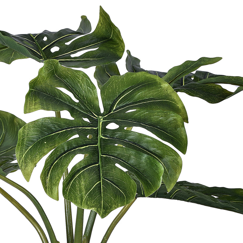 Verde artificiale Monstera con vaso • 110 cm