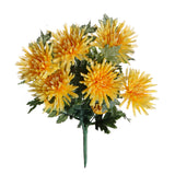 3 Pezzi • Crisantemo Fuji Spider per 12 fiori • 52 cm